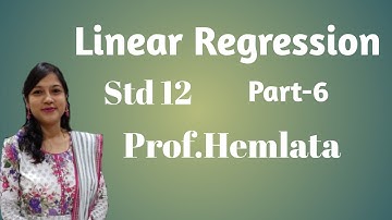 Linear Regression Class12 Ex3.3Q1,7 9 Properties Maharashtra Board New Syllabus Commerce