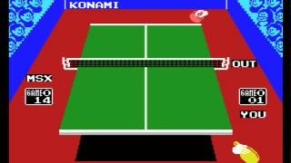 Classic Games Junkies - Konami's Ping Pong (MSX)