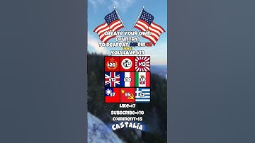 Create your own country to deafeat America! #shorts #mapping #geo #geotube #mapper