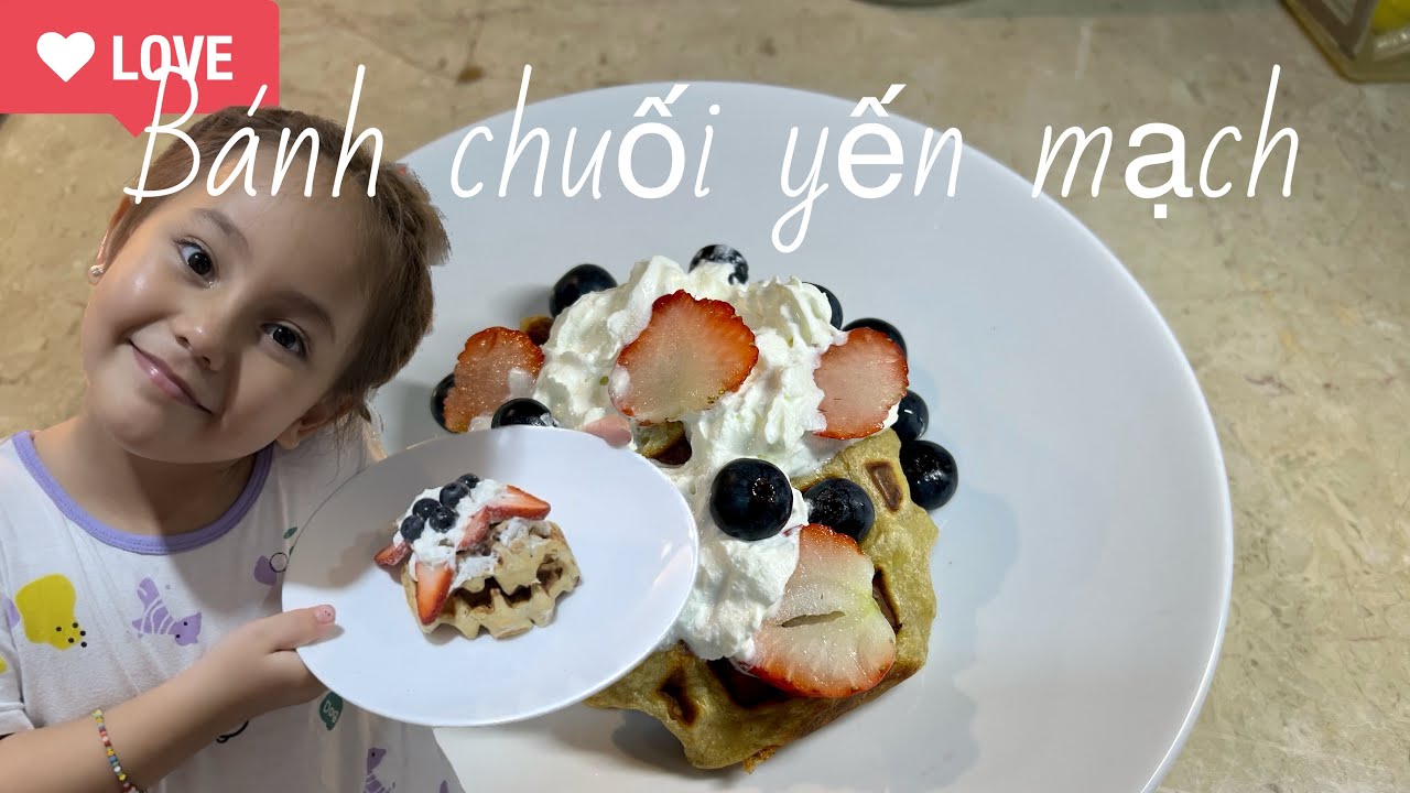 Siêu ngon !! Bánh chuối yến mạch !! Đơn giản !! Phù hợp ăn kiên giảm ...