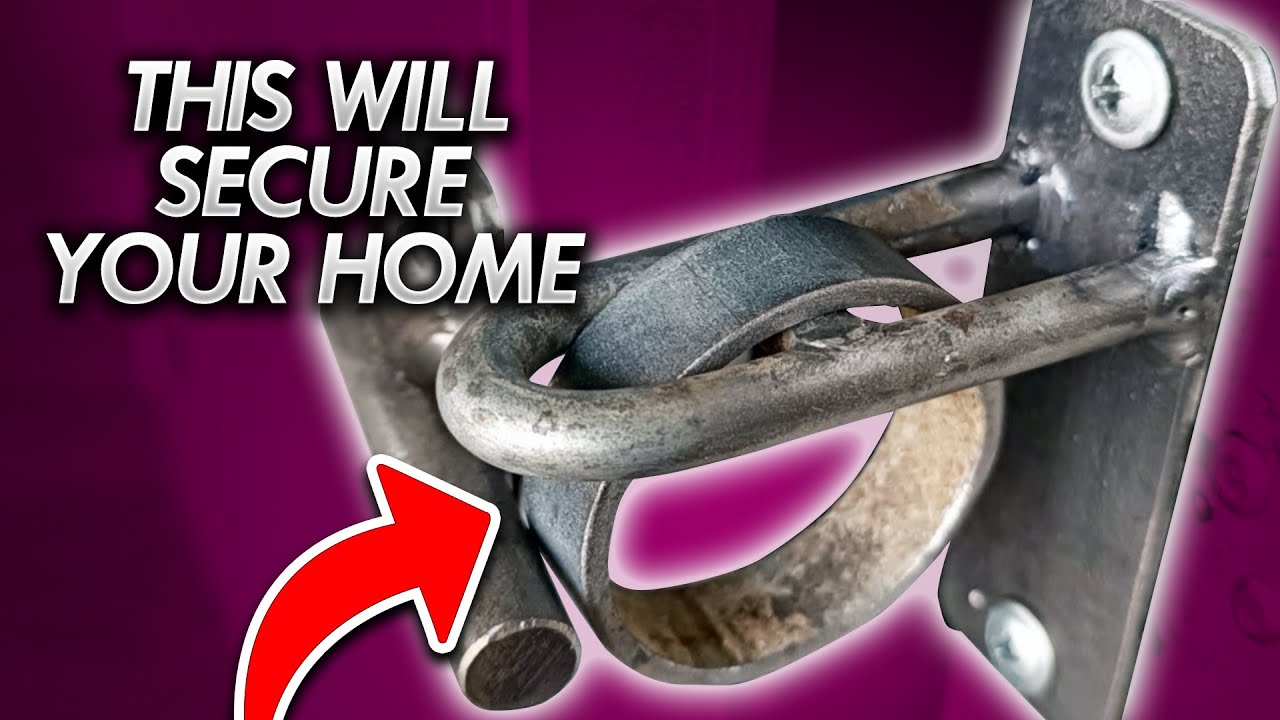 Clever DIY Door Latch Ideas & Homemade Security Locks YouTube