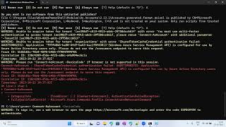 Azure PowerShell Installation on Windows