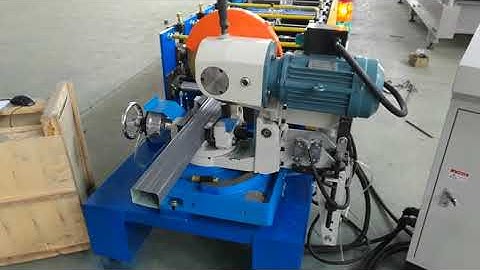 automatic rain water steel downpipe roll forming machine