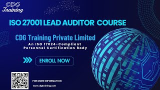 Become An Iso 27001 Lead Auditor With Cdg Training Private Limited Get Course Link Below
