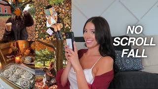 no scroll fall challenge: stop doomscrolling for good 🍂