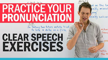 Mouth exercises for CLEAR SPEECH