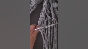 Macrame plant hanger Macrame wall hanging Macrame pot hanger Wall plant hanger Macrame tutorial