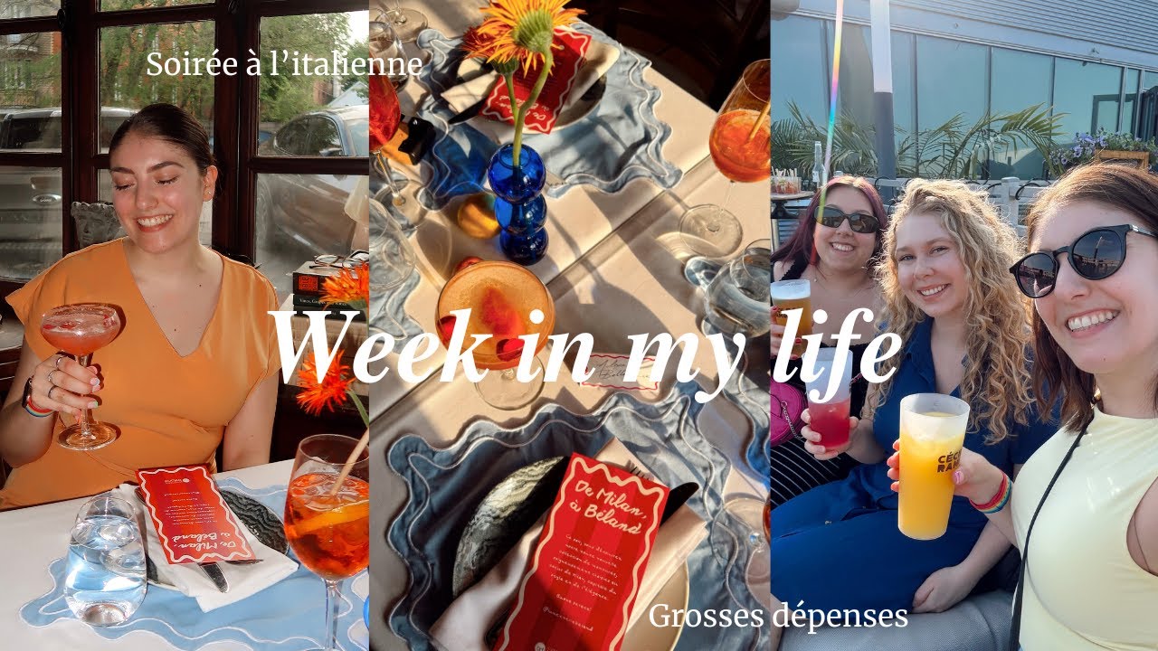 Weekly vlog: Soirée à l’italienne, Costco Haul & Grosses dépenses 🌺📸🥂