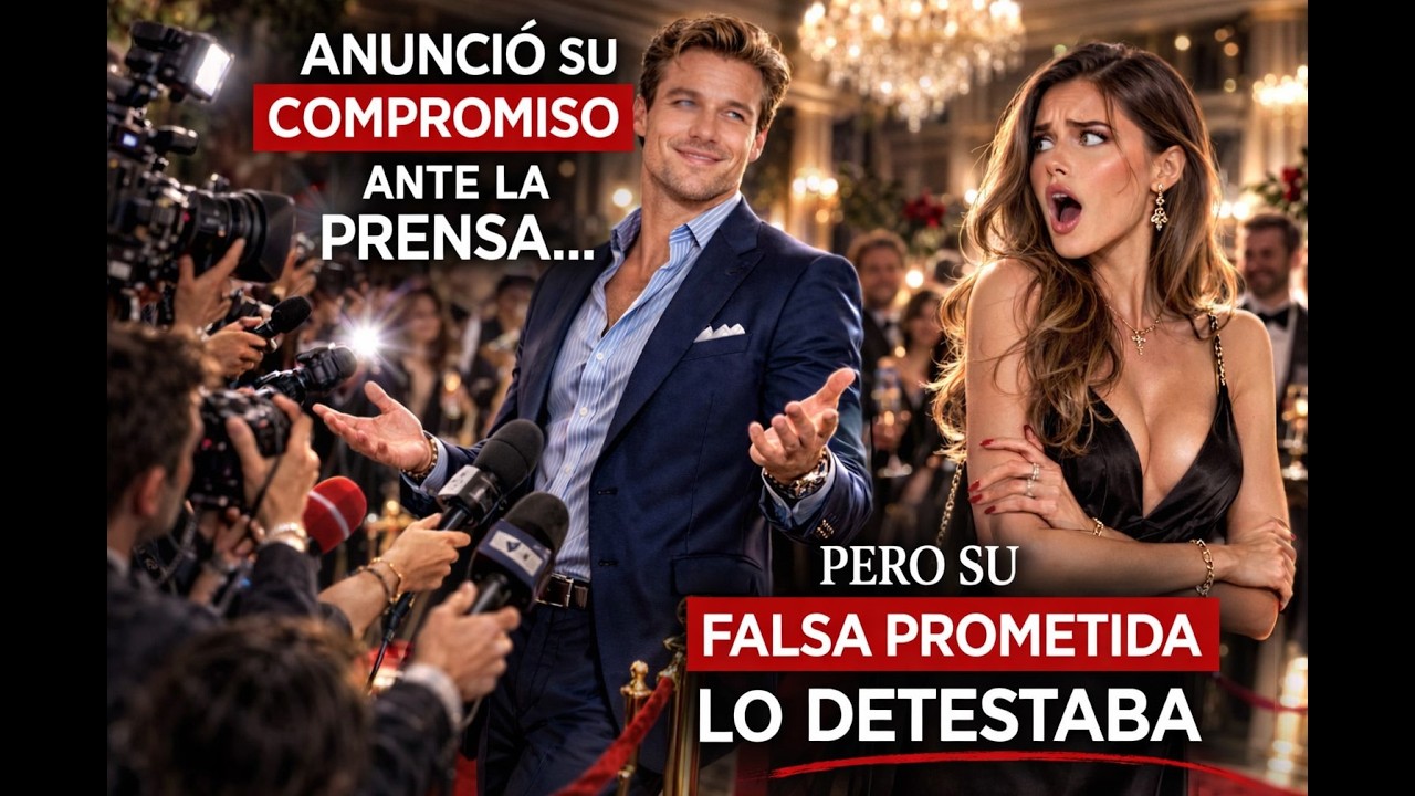 ANUNCIÓ SU COMPROMISO ANTE LA PRENSA…PERO SU FALSA PROMETIDA LO DETESTABA.TE VA A DIVERTIR MUCHÍSIMO
