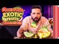 POKER FACE "Exotic Fruits & Roots" Food Challenge | sortedfood