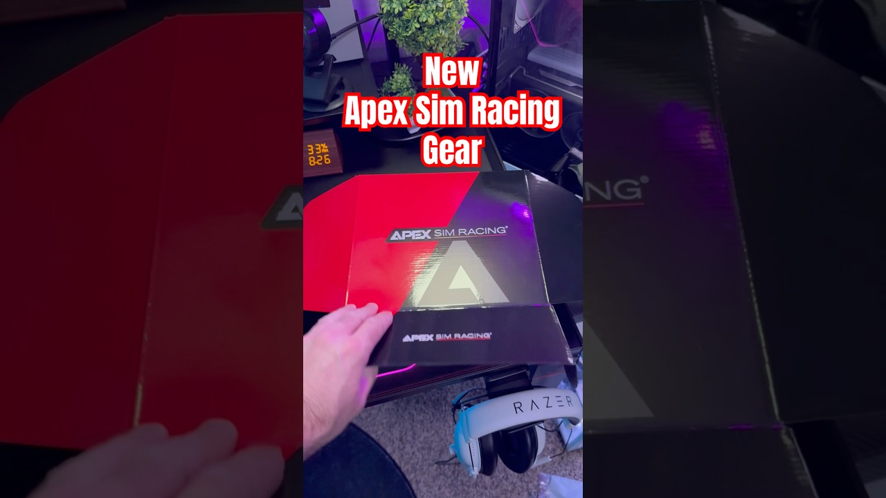 Check Out What Apex Sim Racing Sent Me To Test Out Next!  😎🏎️