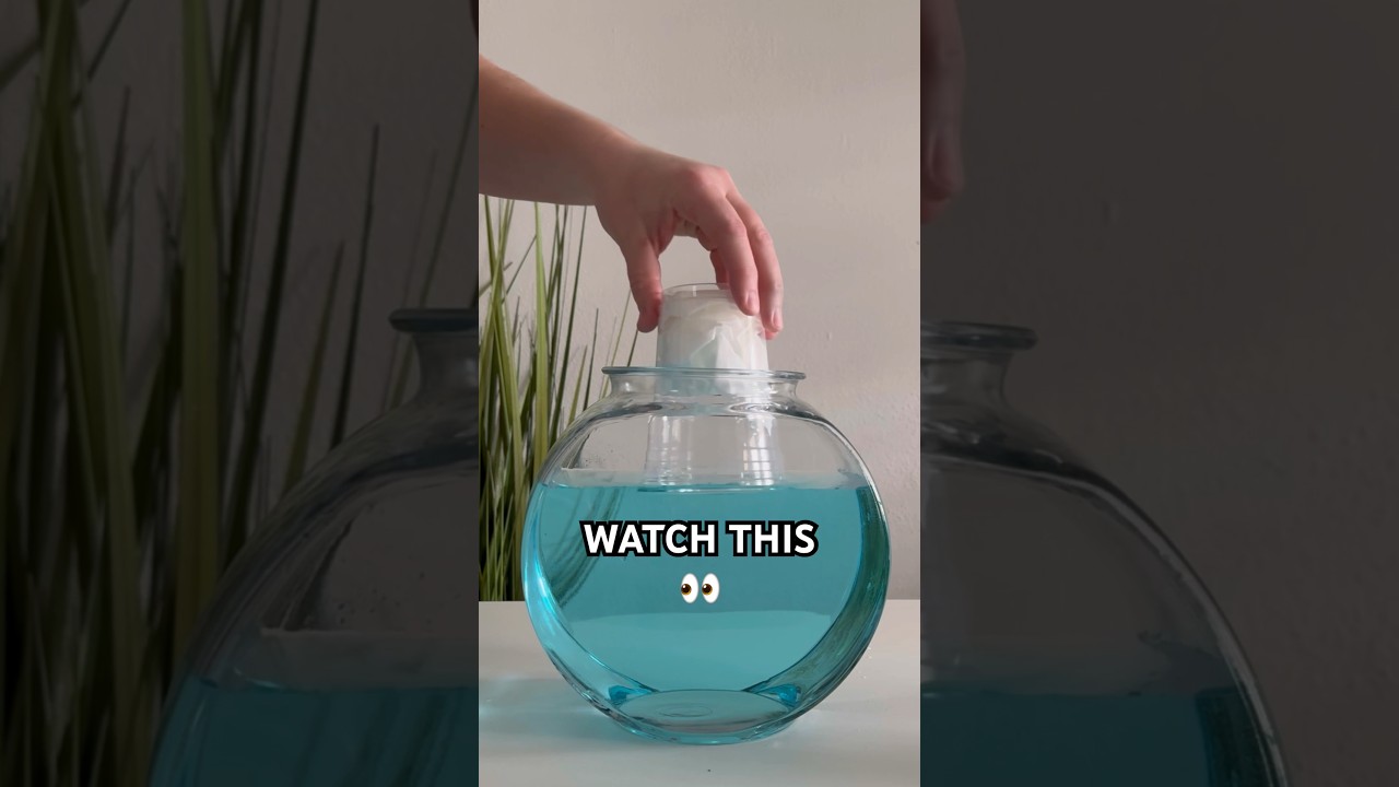 This shows that air occupies space 