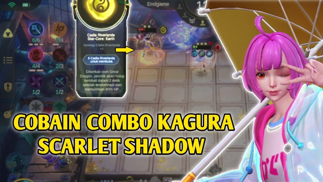 COMBO KAGURA SCARLET PEDESSS !! Update Terbaru Bisa Hidup 2x GA MASUK AKAL !!! Magic Chess