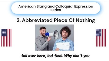Speak Real American English Slang and Colloquial Expressions 2025 (pt.  2)
