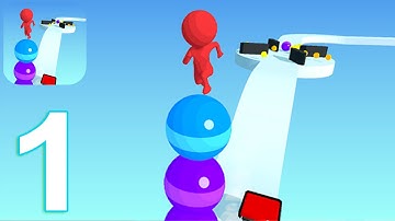 Stack Rider Gameplay Walkthrough Part 1 (IOS/Android)