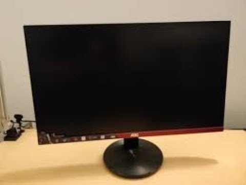 Unboxing my new monitor - AOC G2590VXQ - YouTube