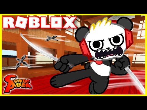 NINJA SIMULATOR! Let's Play Roblox Ninja Master with Combo Panda