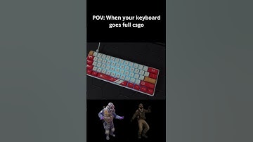 When csgo takes over your setup #keycaps #keyboard #transformation #customkeyboard #shorts #fyp