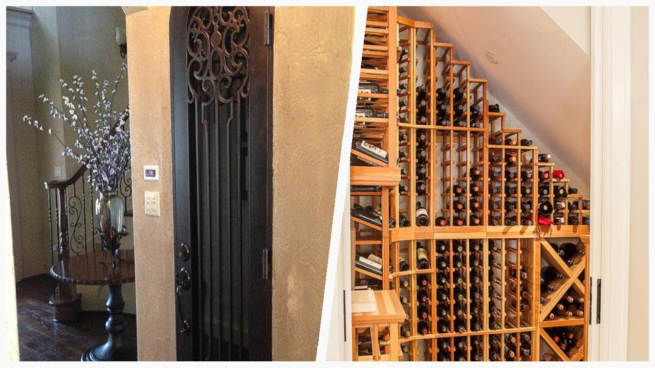 75 Affordable Medium Tone Wood Floor Wine Cellar Design Ideas You'll Love 🔴