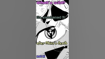 Kakashi Used Mangekyō Before It Was Even Explained #naruto  #kakashi #AnimeFacts