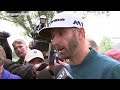 'It sucks': Dustin Johnson on his decision to withdraw from the Masters – video