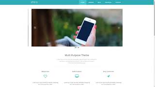 Enno - Free Boostrap Theme Preview