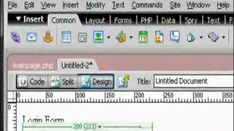 Php+mysql using Dreamweaver and Wamp Server PART 1