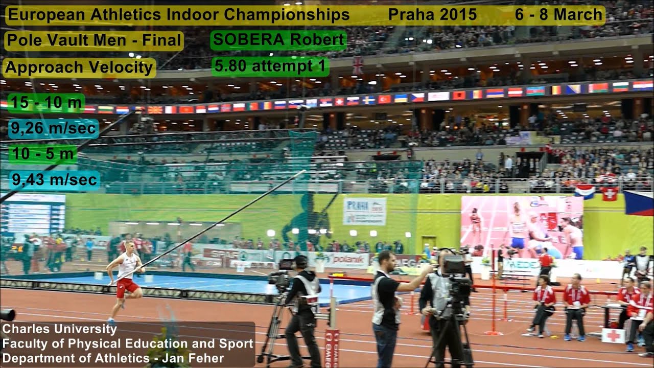 Pole Vault SOBERA Robert All Attempts, Slow Motion 100 fps HD + Approach Velocity YouTube