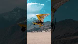 Flying high with full joy  Skardu vibe pure freedom &amp; thrill #paragliding #skardu #travel #adventure