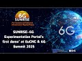 SUNRISE-6G Experimentation Portal's first demo’ at EuCNC &amp; 6G Summit 2025