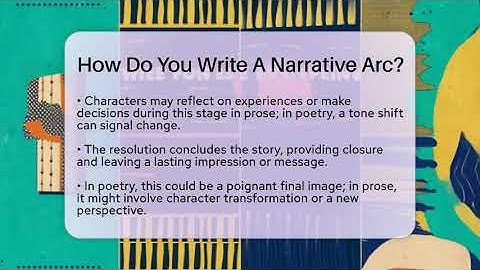 How Do You Write A Narrative Arc? - The Prose Path