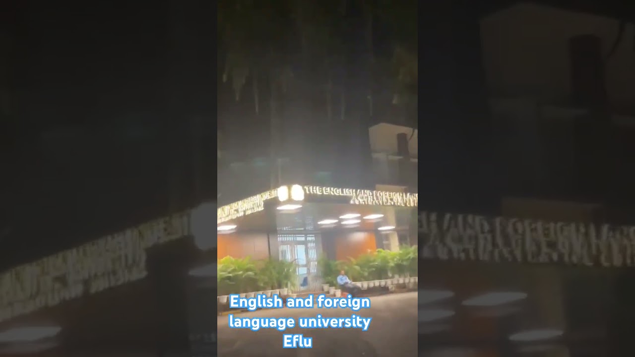 The English and foreign language university Eflu 