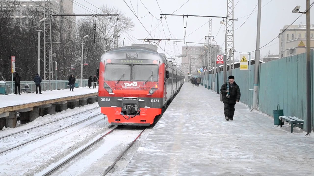 ЭД4М-0431 отправляется с пл.Дмитровская