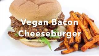 Vegan Bacon Cheeseburger