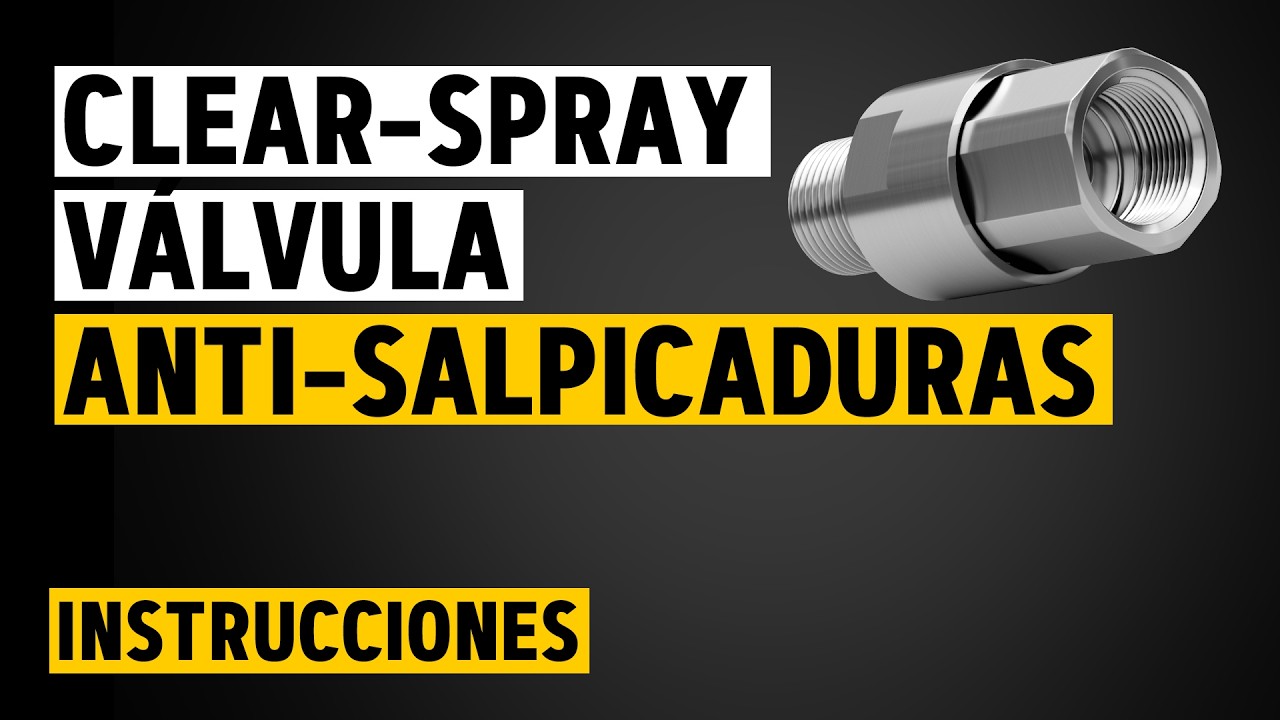 Válvula ClearSpray: Sin salpicaduras y resultados de pulverización perfectos | WAGNER