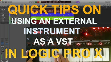 EXTERNAL INSTRUMENT IN LOGIC PRO X