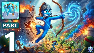 Archery Bastions - Gameplay Walkthrough Part 1 - Epic Archery Defense Game (iOS, Android)