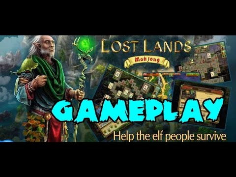 Lost Lands Mahjong Gameplay [PC 1080p]