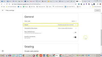 Google Classroom - how to turn off student comments