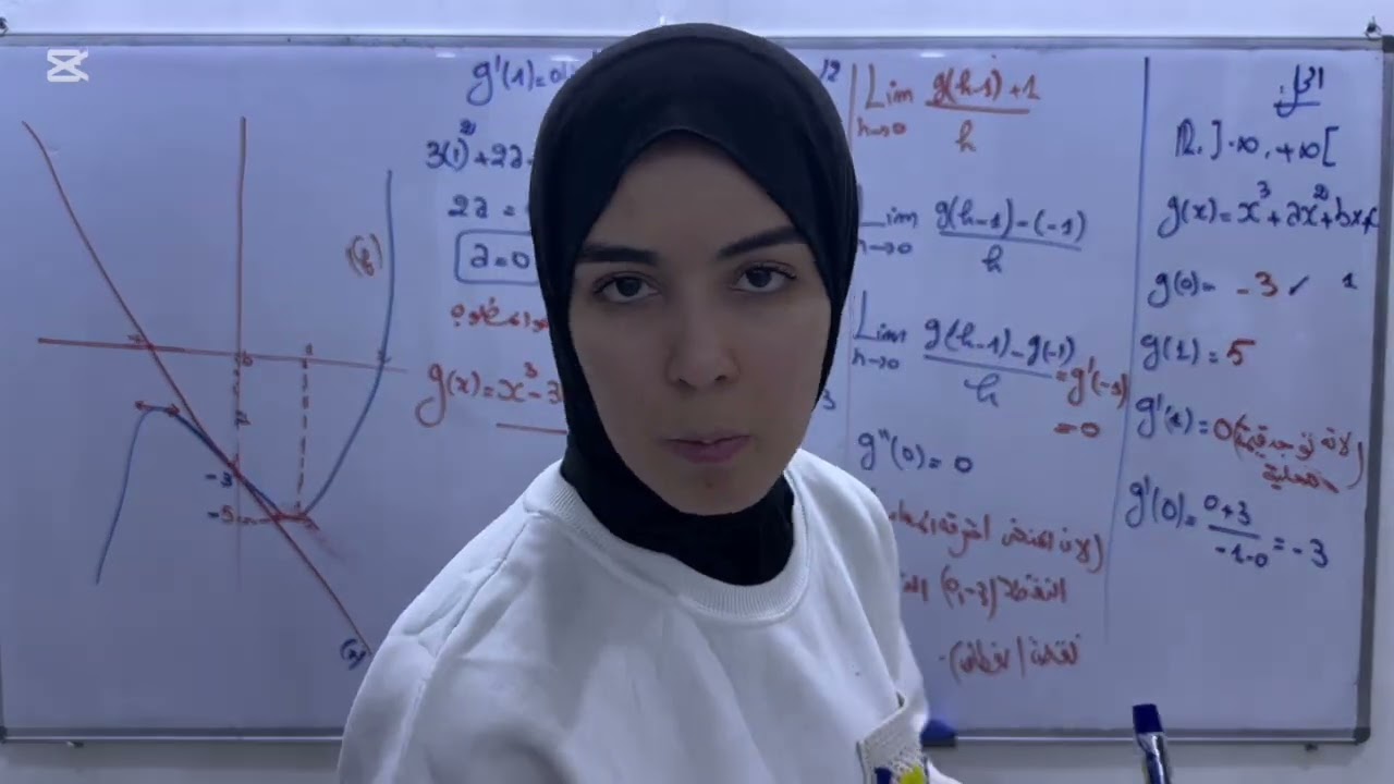 اضخم تمرين في الاشتقاقية😍 اذا فهمتو بصحتك || شرح روعة الاستاذة رانيا ||ثانية ثانوي ||حضر للاختبار‼️