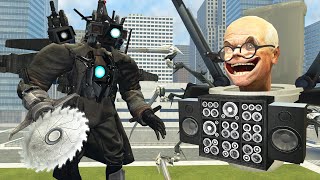 NEW SAW CAMERAMAN TITAN VS CRAZY SKIBIDI SCIENTIST IN GARRY'S MOD!