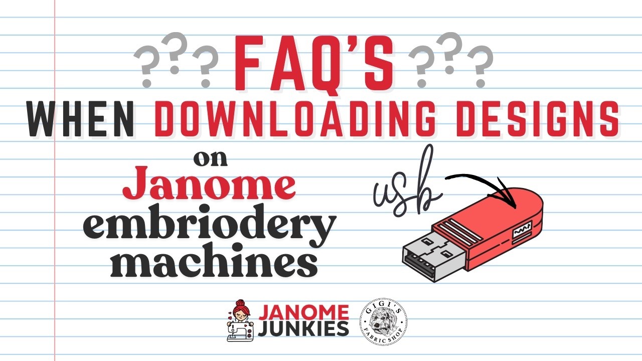Как загрузить дизайны на свой Janome? Часто задаваемые вопросы, которые вам нужно посмотреть!