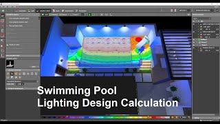 Where to place the calculation surface on a swimming pool