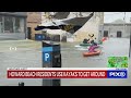 Trees down in the Bronx, kayakers seen in Queens