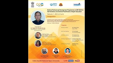National Professional Development Programme on NEP-2020