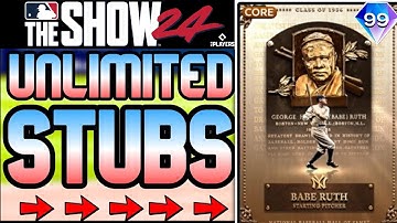 *FASTEST* UNLIMITED STUBS METHOD! MLB The Show 24 Diamond Dynasty