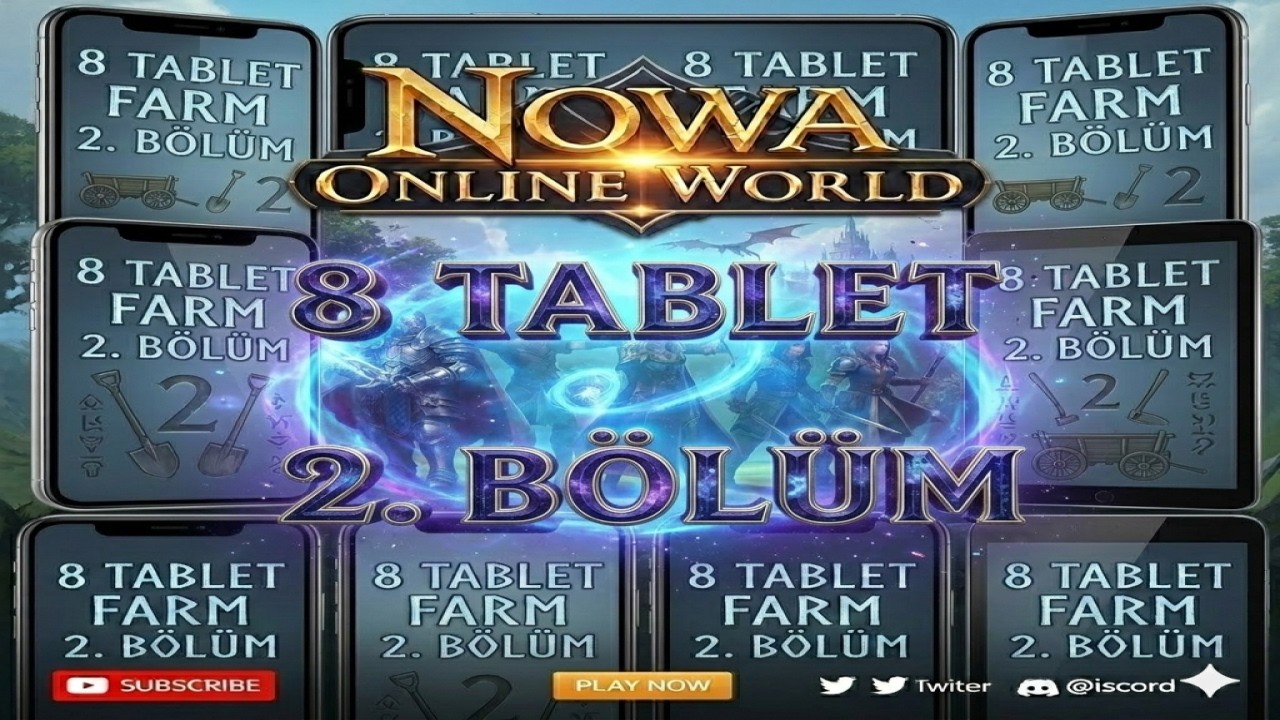 Nowa Online | 44 Adet Monster Stone Girdim ! | FARM TAM GAZ DEVAM |  8 TABLET FARM 2.BÖLÜM