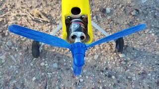 Hamilton Standard r/c Propeller Flight Test, my first 3D printed propeller flight.