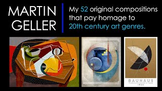 Artist Created 52 Original Compositions as Loving Tributes to 20th Century Art Genres.