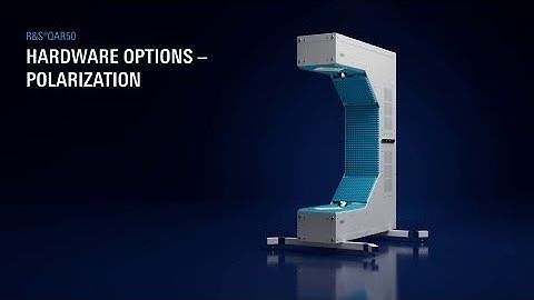 Automotive radome and bumper testing - R&S®QAR50 Hardware options